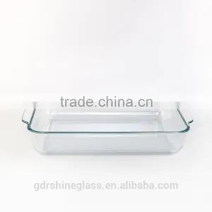 New Design Wholesale Manufacture Round Crystal Pyrex Glass Pizza Plate thumbnail-5