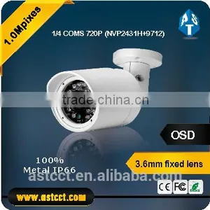 Mini AHD Bullet Camera 720P IR Bullet CCTV Camera Waterproof AHD Camera 3.6mm Fixed Lens, FCC,CE,RoHS Certification thumbnail-1