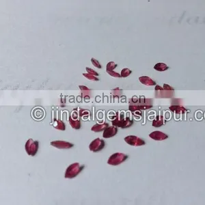 Wholesale Loose Gemstone Ruby Cut Marquise 2x4 MM thumbnail-1