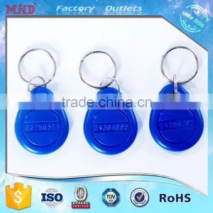 MDK20 High Quality 125khz/13.56mhz ABS Waterproof Door Access Key Fob thumbnail-2