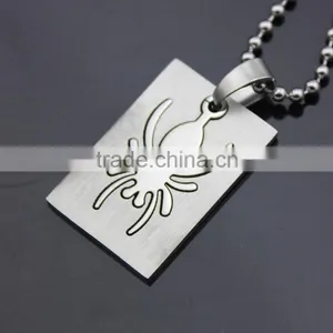 Stainless Steel Combo Spider Pendant Necklace thumbnail-3