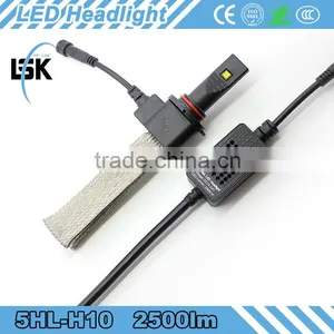DC12V-24V Amp Universal Led Kit 2500LM Led Car Headlight Kit H10 thumbnail-2