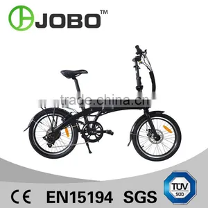 JOBO 20'' Folding Electric Bike Hidden Battery Electric Cruiser Bicycle thumbnail-1