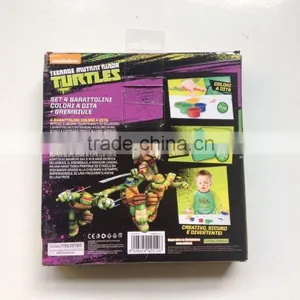 DIY Kids Non-toxic TMNT Finger Paint Drawing Set thumbnail-3