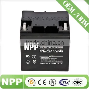 Made in China 12V26Ah Storage Lead Acid Battery thumbnail-2