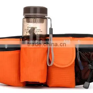 New Large Nylon Waist Hip Fanny Pack Bag Multifunctional Water Resistant Waist Pack With Water Bottle Holder thumbnail-2