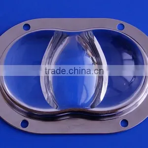 COB Led Glass Lens , LED Optical Lens For Led Street Lamp thumbnail-1