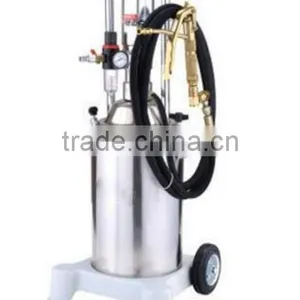 13KG Air Operated Mobile Grease Dispensing Kit Fuel Pump Kit With Tank and Follower Plate thumbnail-1