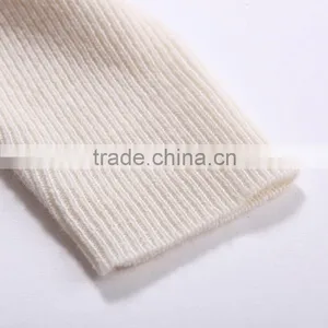 JS-12016 OEM Service V Neck and Elliptic Brim Women Pure Cashmere Pullover thumbnail-4