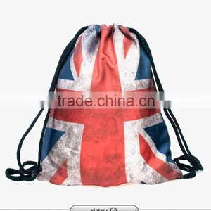 Durable Polyester Men Sport Drawstring Shoes Backpacks thumbnail-3