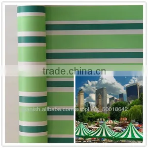 PVC Sunshade Fabric With Stripe thumbnail-1