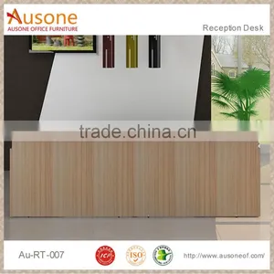 Maple Hot Sale Reception Desk With Black Coating Frame thumbnail-1
