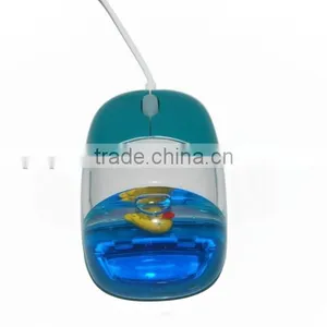 New Computer USB Wired Gift Liquid Aqua Mouse With Light-up Logo thumbnail-2