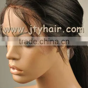 Hot Beauty 22" #1B Silky Straight, Natural Hairline, Peruvian Hair Full Lace Wig thumbnail-1