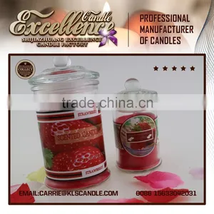 the Most Popular High Quality Scented Jar Glass Candle 6*11cm thumbnail-2