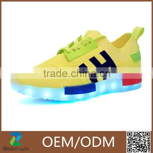 2016 Hot Sales Colorful Kids Dance Shoes Led Light up Running Shoes thumbnail-4