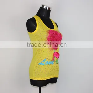 Women Sleeveless Blouses Printed Design Top for Ladies thumbnail-4