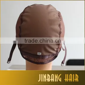 2016 Hot Selling U Part Lace Wig Caps for Making Wigs Only Stretch Lace Weaving Cap Adjustable Straps Back High Quality thumbnail-6