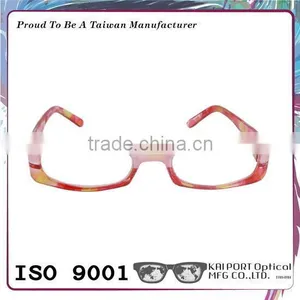 Silver Pattern Combination and Sparkling Crystal Coating Eyeglass Frames thumbnail-1