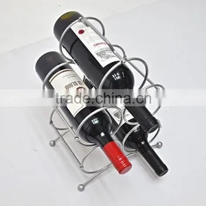 Customized Shining Fashionable Metal Wine Shelf Rack Quality Choice thumbnail-4