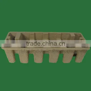 Disposable Environmentally Friendly Molded Paper Pulp Packaging Thermoformed From Recycled A4 Paper Pulp thumbnail-3