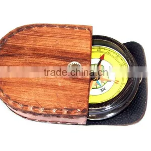 Antique Brass Maritime Gift Compass-Pocket Compass 13493 thumbnail-4
