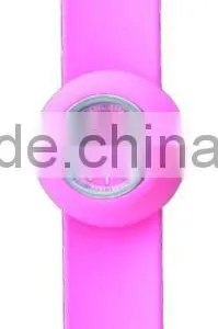 Slap Watches With Silicone Watchstrap, Silicone Bracelet Watch thumbnail-1