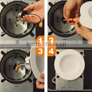 5 Years Warranty ERP,CB,GS,CE,SAA Approved 3-8 Inch, 15W Smd Led Downlight/ 80-100lm/w Guangdong China thumbnail-3