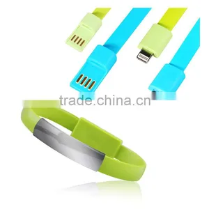 2015 New Design Bracelet Charger for Iphone 6, Wristband Data Cable,OTG Mobile Cable thumbnail-1