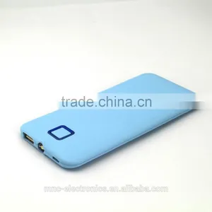 Real 10000mAh Ultra Slim Soft Handle Personalize Logo Printing Led Flash Light Power Bank Charger thumbnail-4