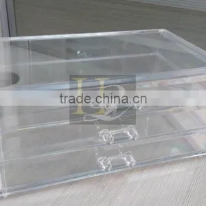 Best Sale 3 Drawer Clear Deco Acrylic Cosmetic Organizer thumbnail-1