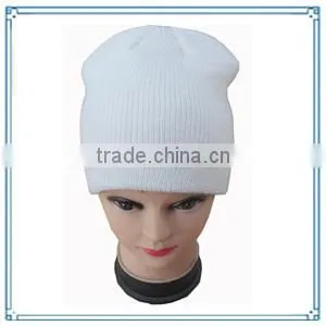 2014 Hot Sale Custom Design Hat Knitted Beanies Blank Unisex Embroidery Cap(KHX-006) thumbnail-1