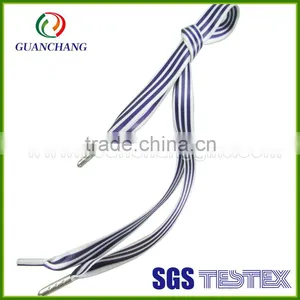 Promotional Novelty 2016 Custom Design Hot Sale Climbing Waxed Multi Color Nfl Rope Shoelaces With Metal Tips Charms Wholesale thumbnail-2