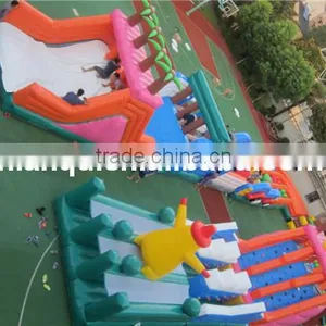 2014 Super Long Outdoor Adult Inflatable Obstacle Course for Sale thumbnail-2