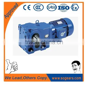 Helical-bevel Reduction Gearbox Motor thumbnail-1