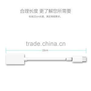 2016 Hot Selling USB 3.1 Type C Male to USB 2.0 A Type Female OTG Cable thumbnail-4