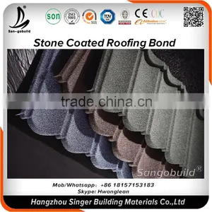 High Quality Guaranteed Environment Friendly Natural Building Material Stone Coated Roof Tile thumbnail-5