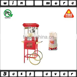 Industrial Popcorn Making Machine With Cart thumbnail-1