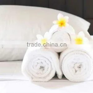 Classic White Cotton Towel thumbnail-1
