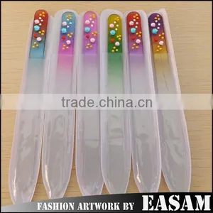 Crystal Diamond Colorful Glass Nail File for Nail Art thumbnail-1