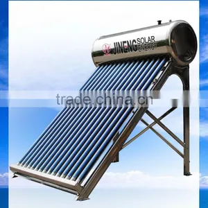 80-360 Liter High Quality Assuared Non-Pressurized Stainless Steel Solar Water Heater thumbnail-1