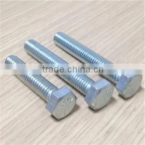 Low Carbon Steel Hex Bolt Zinc Plated thumbnail-1