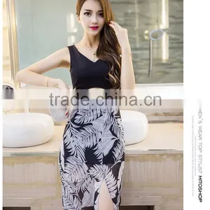 New Fashion 2016 Lady Casual Fashion Top and Skirt Set thumbnail-6