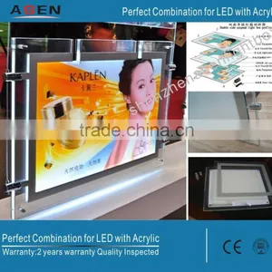A4 A3 Size Photography Light Box Window Display Acrylic LED Light Real Estate Window Display thumbnail-4