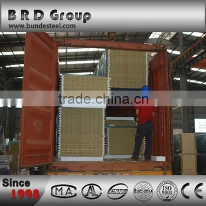 Excellent Stability Rockwool Sandwich Panel for Wall Heat Insulation thumbnail-6