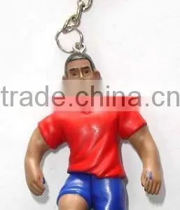 Fashion Plastic Key Ring Sport Man thumbnail-1