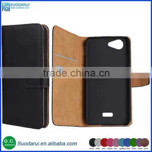 Bookstyle Wallet Flip Leather Cell Phone Case Cover For WIKO PULP Pouch Supplier's Choice thumbnail-1