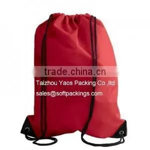 Custom Polyester Drawstring Bag, Blank Eco Bag Polyester, Promotional String Backpack Bag Can be Customized With Your Logo thumbnail-1