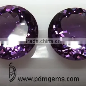 Amethyst Semi Precious Gemstone Round Cut For Silver Band From Manufacturer/Wholesaler thumbnail-1
