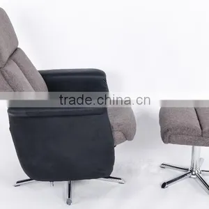 Hot Selling Extensible Fabric Recliner Chair With Ottoman NV-2771 thumbnail-2